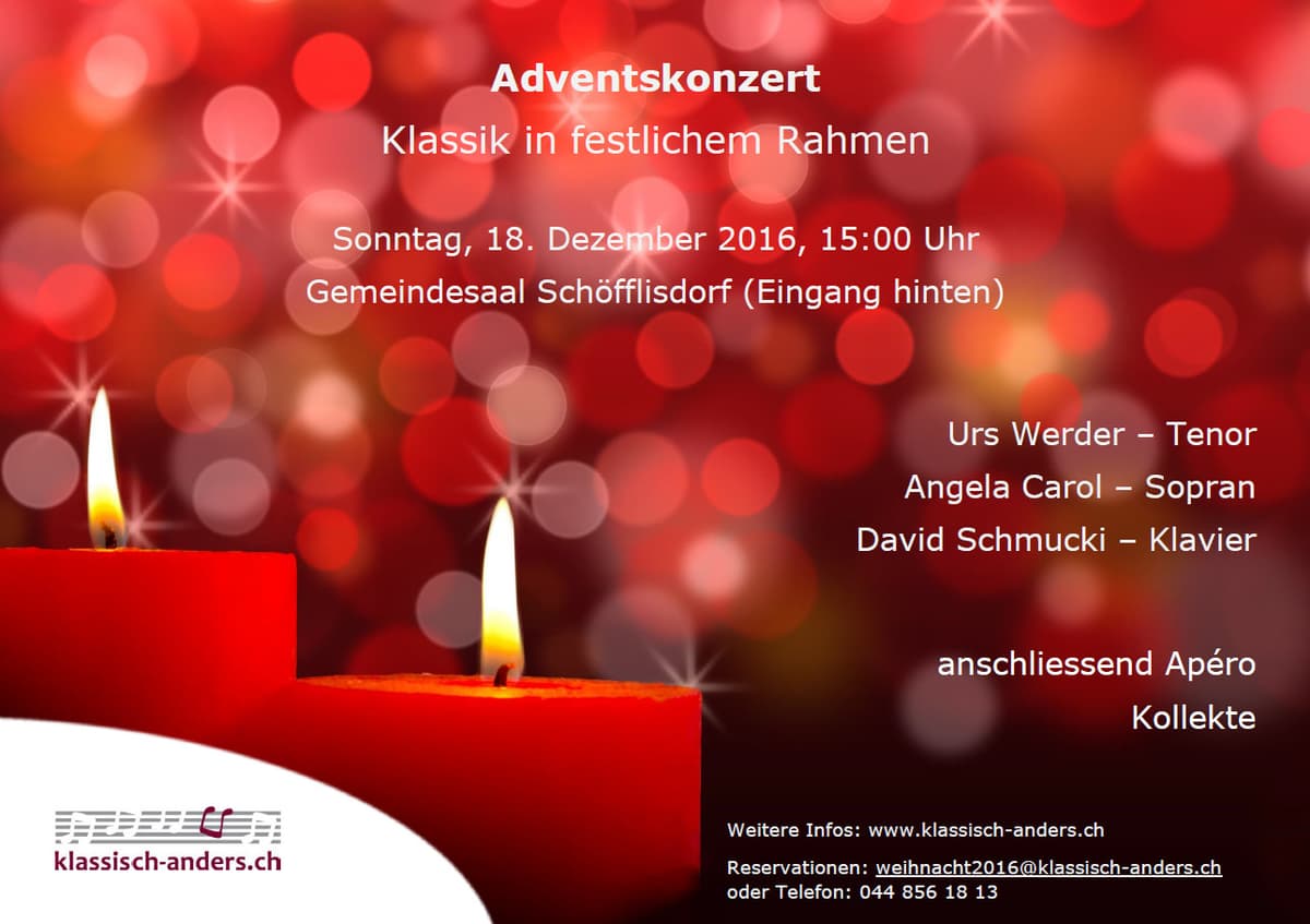 Weihnachtskonzert 2016
